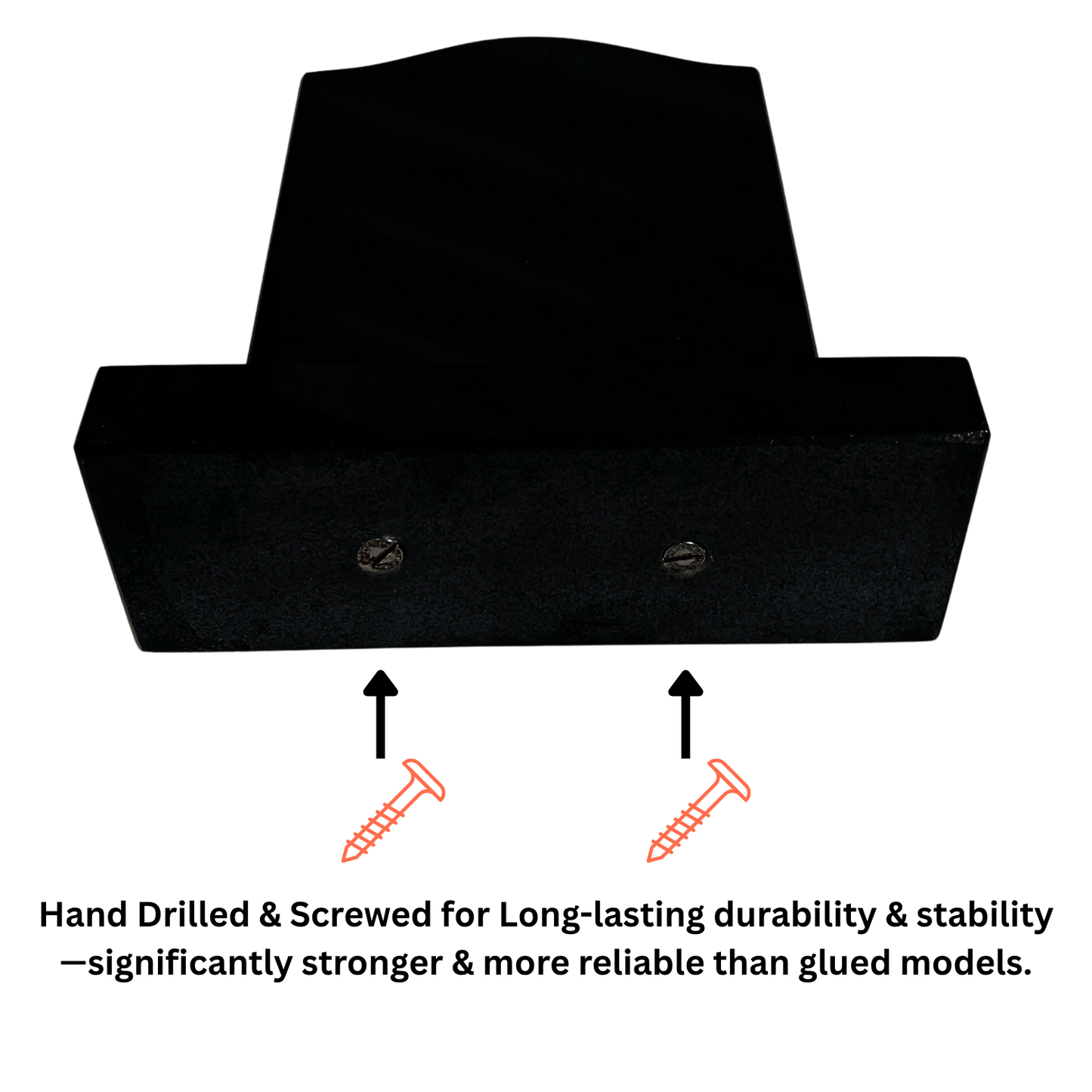 Granite Memorial Ogee Islamic Headstone – Small Size - Free Personalised Engraving