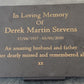 Granite Memorial Plaque, Personalised, Stand Included