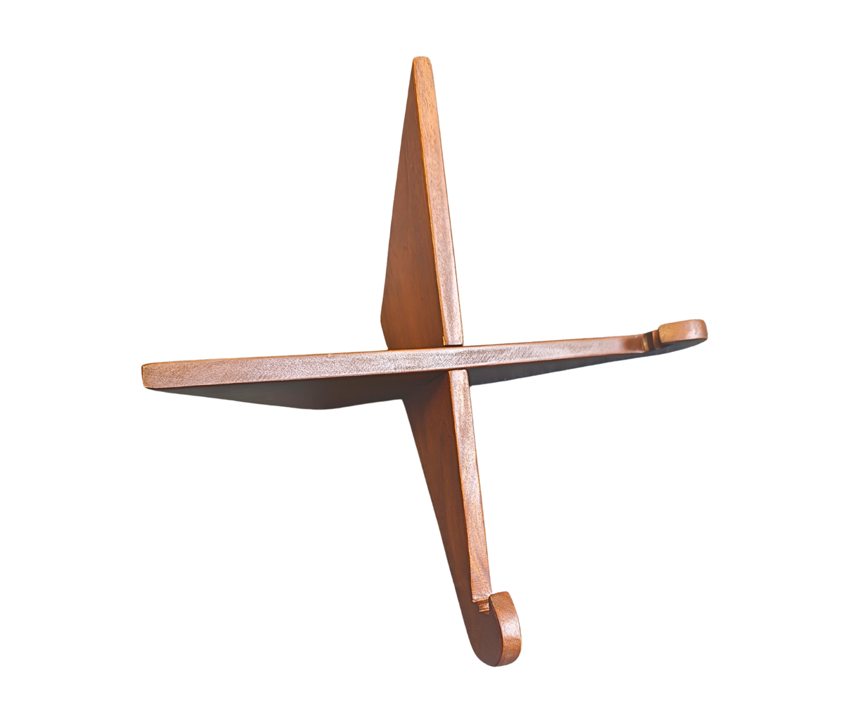 Mahogany Stand for Granite Memorial Plaques | Solid Wood Display Stand