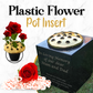 Granite Memorial Vase - Solid Granite - Free Personalised Gold Engraving – Includes Metal Flower Pot Insert
