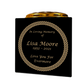 Granite Memorial Vase- Solid Granite – Free Personalized Gold Engraving, Celtic knot 1 – Includes Metal Flower Pot Insert