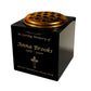 Granite Memorial Vase- Solid Granite – Free Personalized Gold Engraving, Celtic Cross – Includes Metal Flower Pot Insert