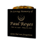 Granite Memorial Vase- Solid Granite – Free Personalized Gold Engraving, Golf Design – Includes Metal Flower Pot Insert