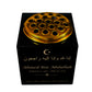 Granite Memorial Vase- Solid Granite – Free Personalized Gold Engraving, Islam 2 – Includes Metal Flower Pot Insert