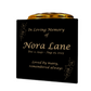 Granite Memorial Vase- Solid Granite – Free Personalized Gold Engraving, Orchid 1 – Includes Metal Flower Pot Insert