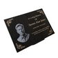 Granite Memorial Plaque, Flowers, Add a Portrait, Personalized Text and Stand Included