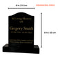 Granite Memorial Ogee Headstone – Small Size- Free Personalised Engraving