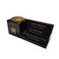Granite Vase Plaque, Combination for Two Names, Free Personalised Gold Engraving Polished